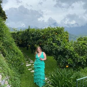 Pretty Lavish ruffle maxi